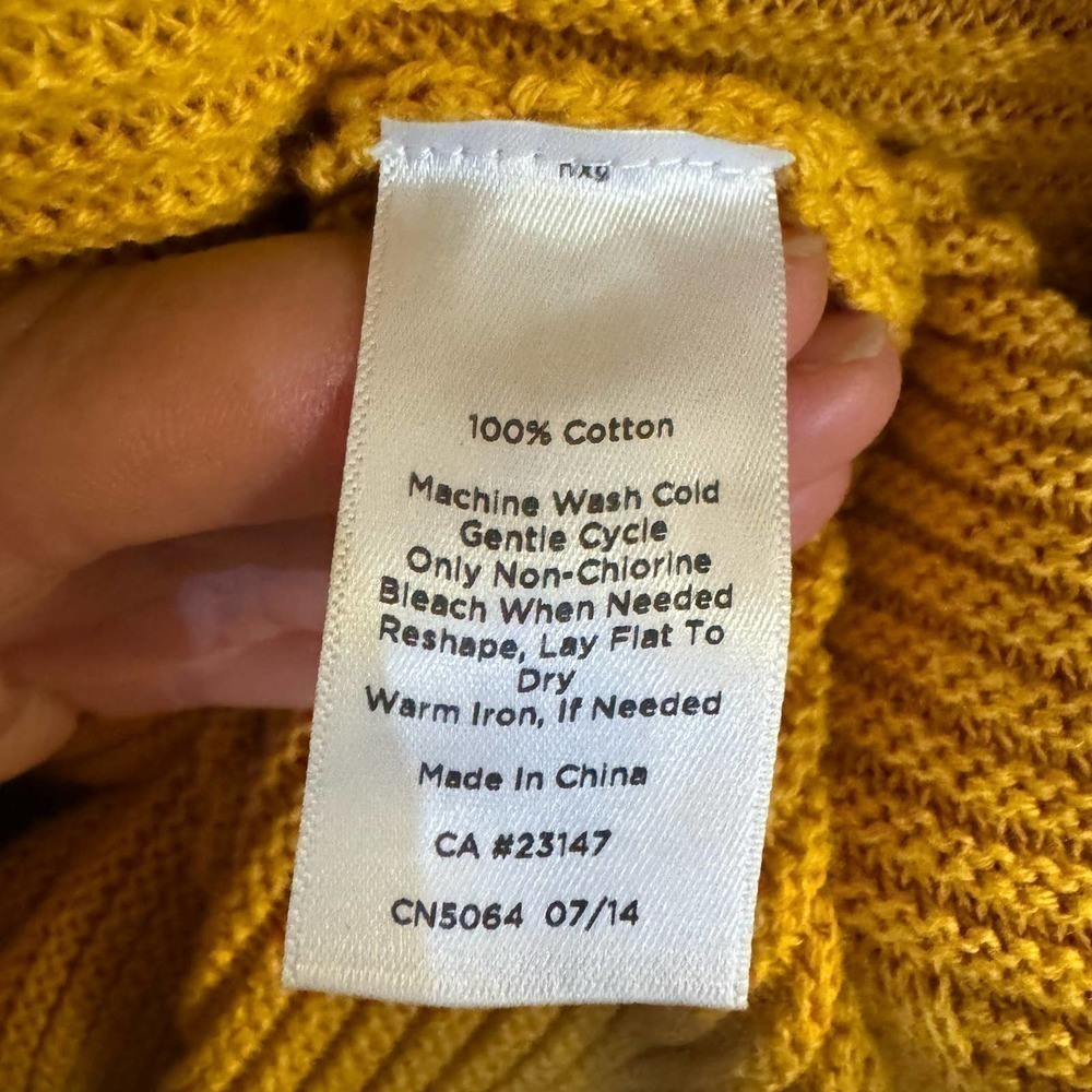 Talbots Ribbed Sweater W/ Button Accents Size - Picture 5 of 5